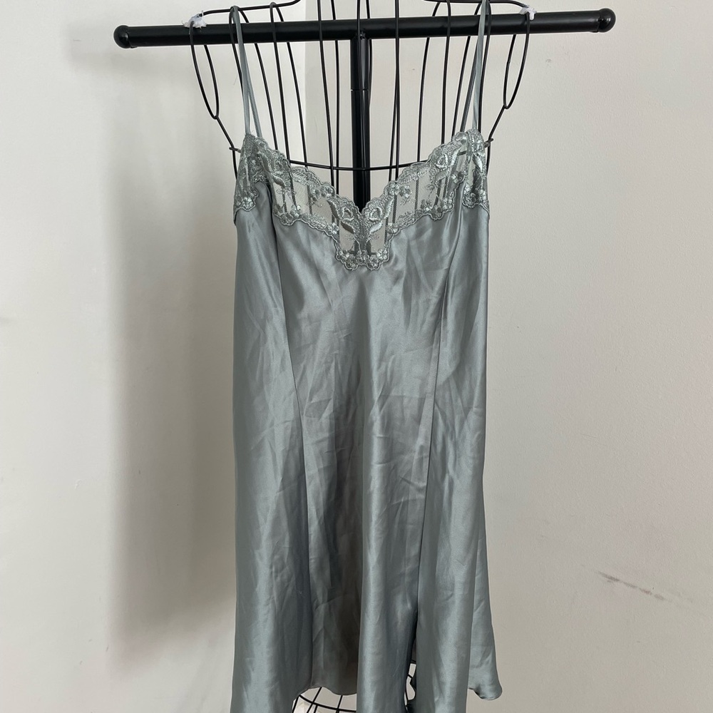 Victoria's Secret Silver Chemise